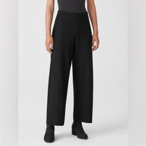 Eileen Fisher 100% Wool Trousers Black